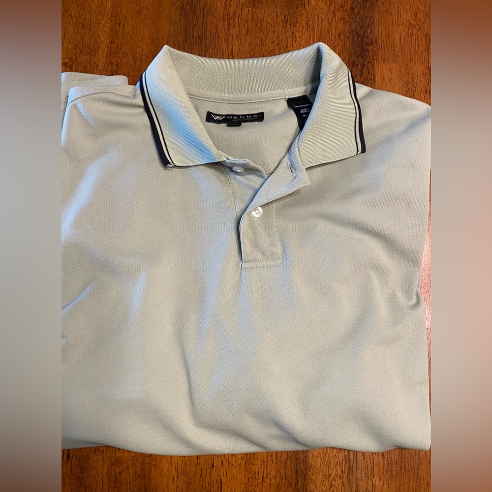 Wedge golf and beyond mens polo shirt. Size XL